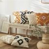 Geometric tufted Cushion Cover