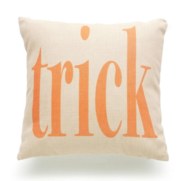 Trick or Treat Pillow Cover