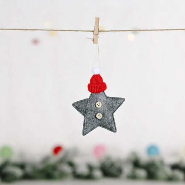 Felt Star Christmas Ornament