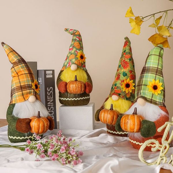 Pumpkin Faceless doll Halloween Gnomes