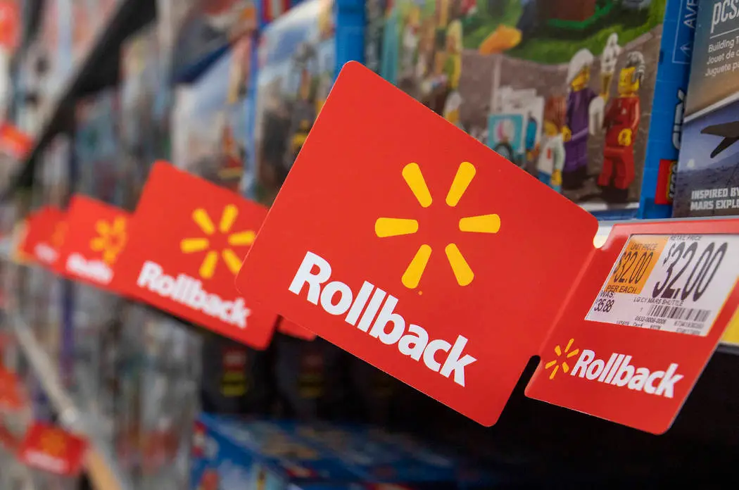 What Does Rollback Mean at Walmart? The iambic