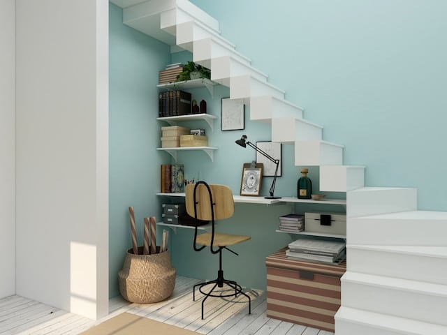 Clever Closet under stairs storage solution ~ Fresh Design Blog