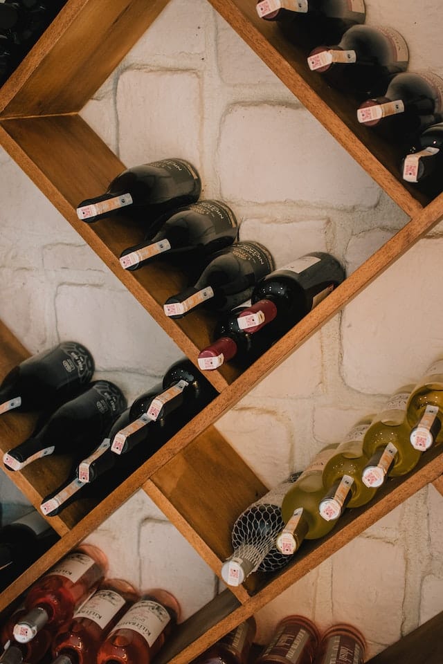 wine cellar under staircase