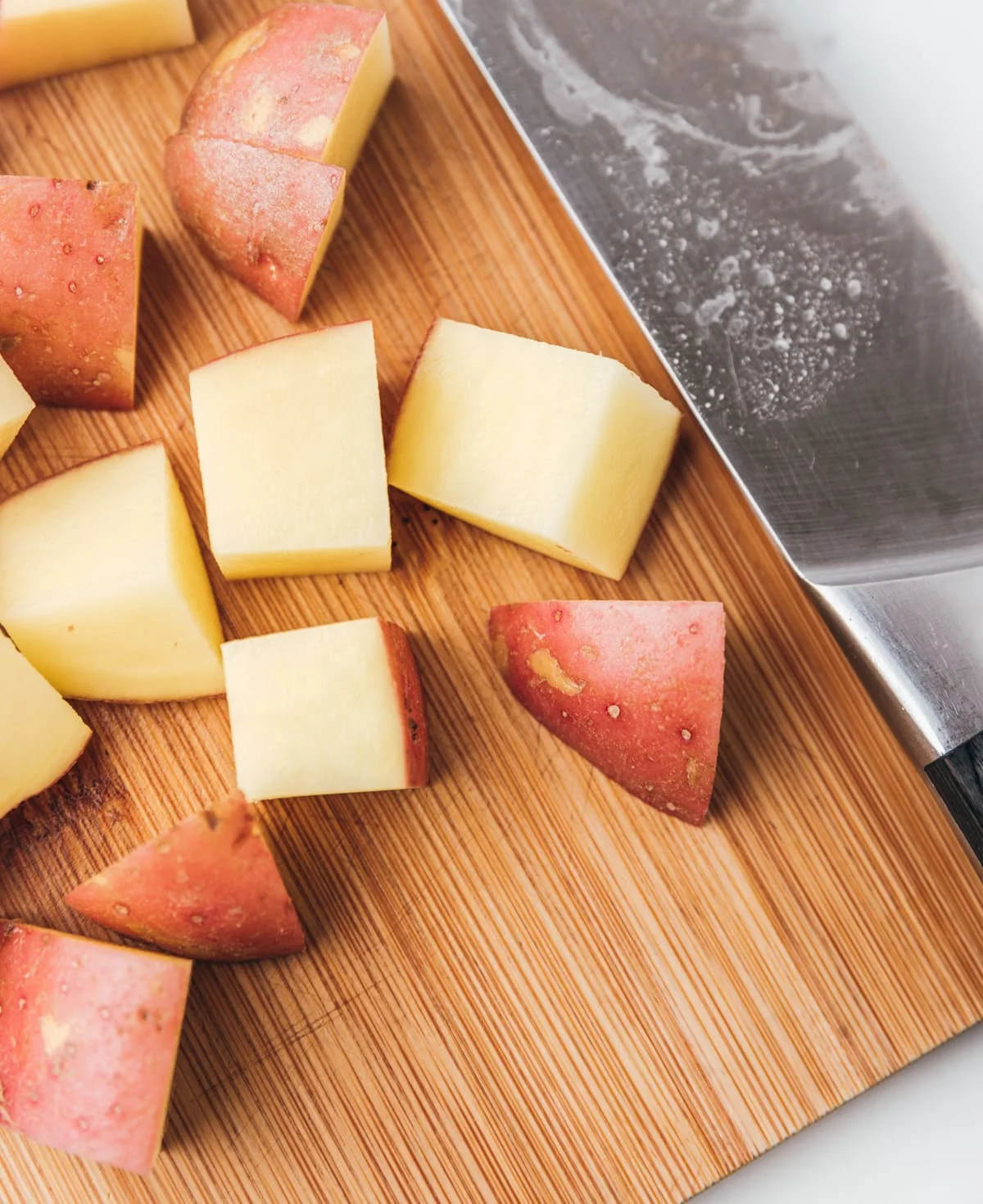 how to cut potatoes