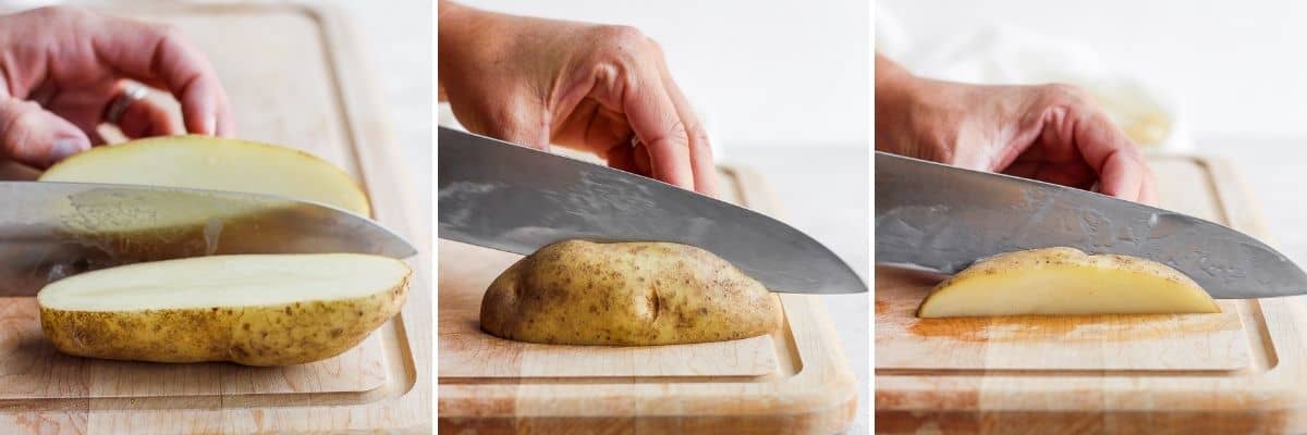 how to cut potatoes