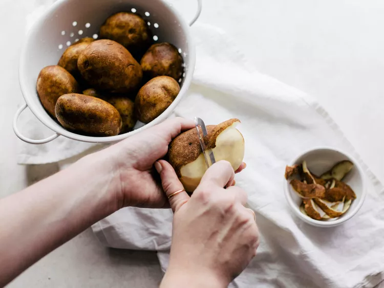 how to cut potatoes