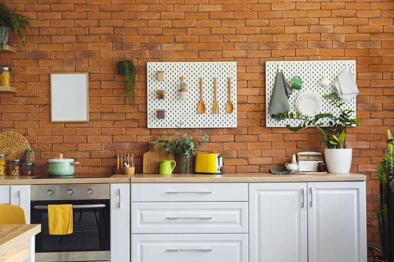 small kitchen organization