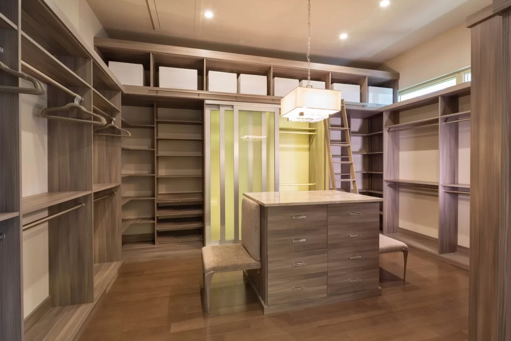 small walk in closet organization ideas