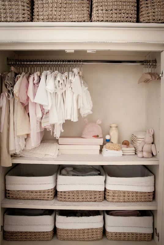 nursery closet organization ideas