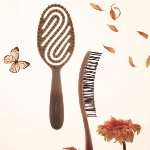 hollow wet hair comb