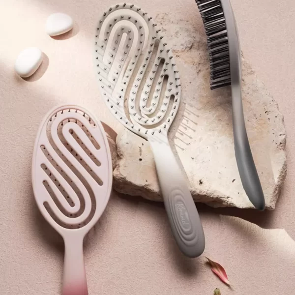 hollow wet hair comb