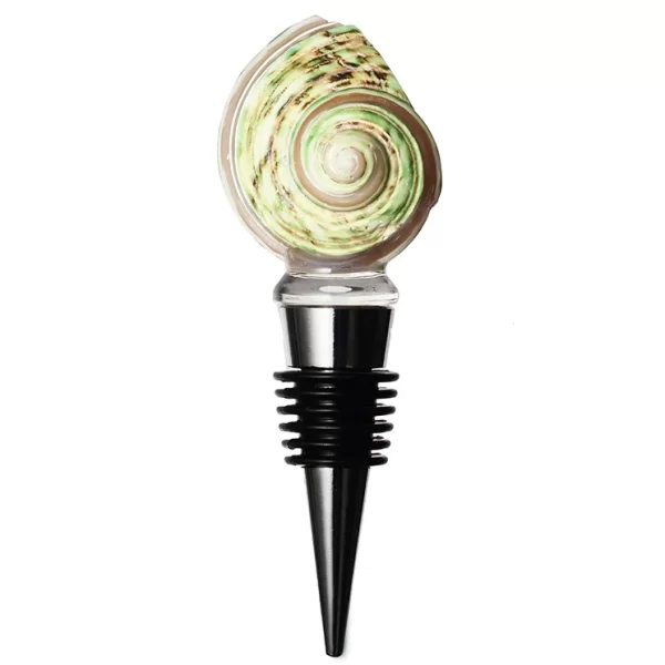 unique seashell wine bottle stopper