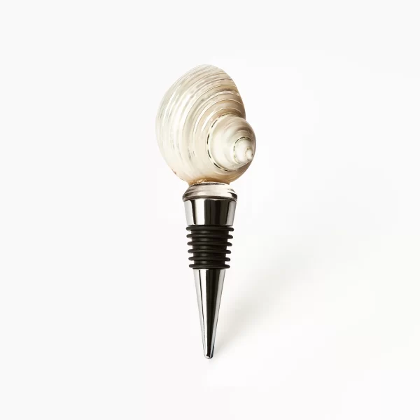 unique seashell wine bottle stopper