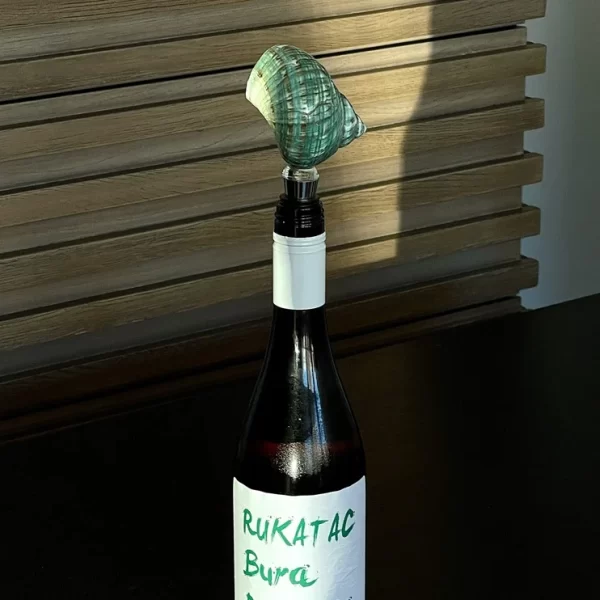 unique seashell wine bottle stopper