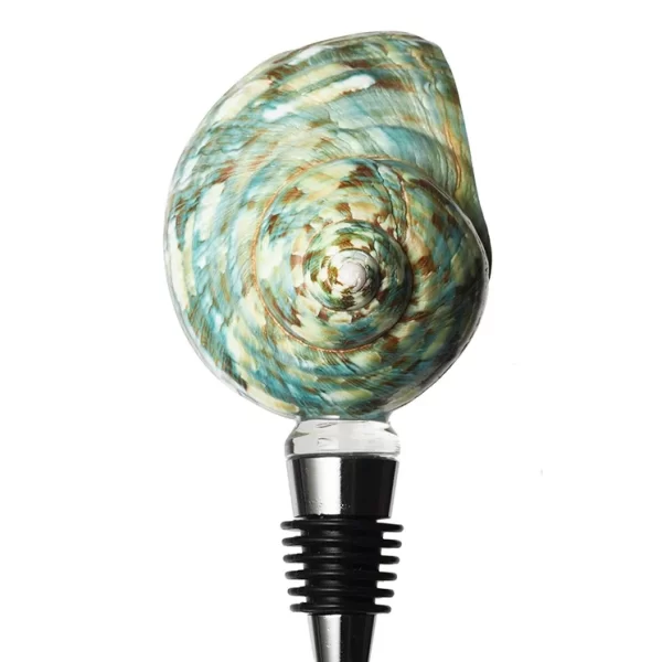 unique seashell wine bottle stopper