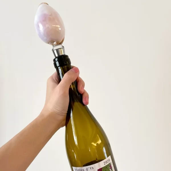 unique seashell wine bottle stopper