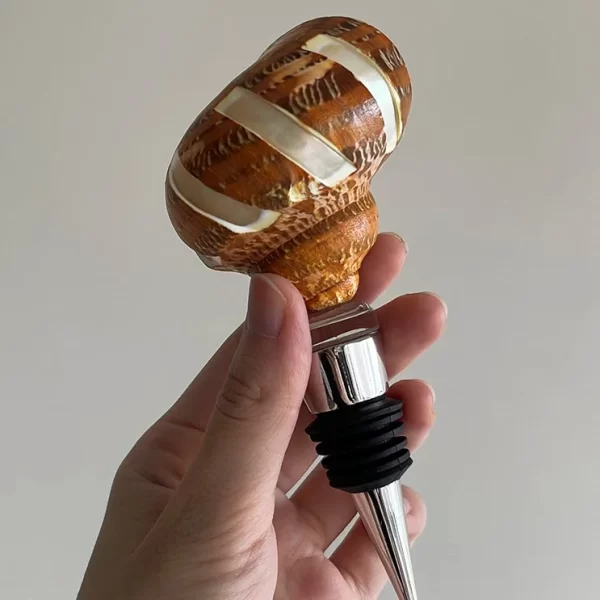 unique decorative wine bottle stopper